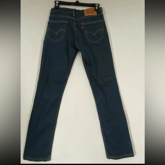 Levi's Mens Black 511 Dark Wash Casual Denim Straight Leg Jeans Size 27x27 (7) - Picture 13 of 13